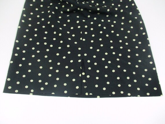 Vintage 90s Polka Dot Pattern Black Color Agnes B… - image 3