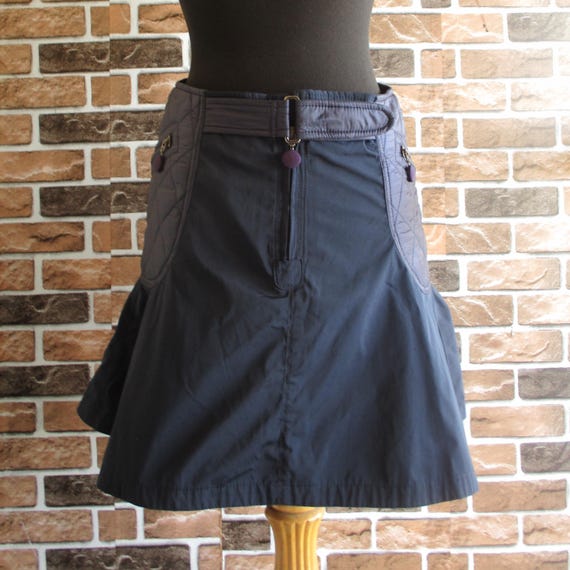 Moncler Solid Navy Blue Color Polyester Quilted A… - image 1