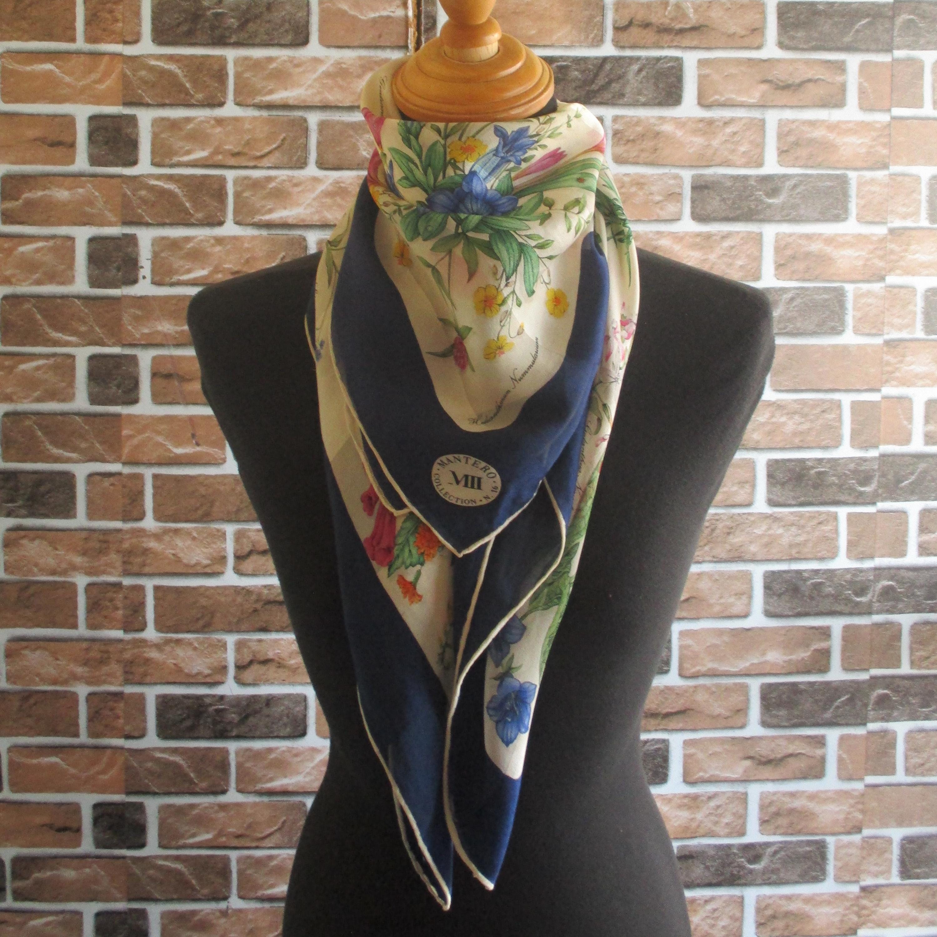 Mantero Silk Foulard - Etsy