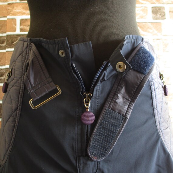 Moncler Solid Navy Blue Color Polyester Quilted A… - image 4