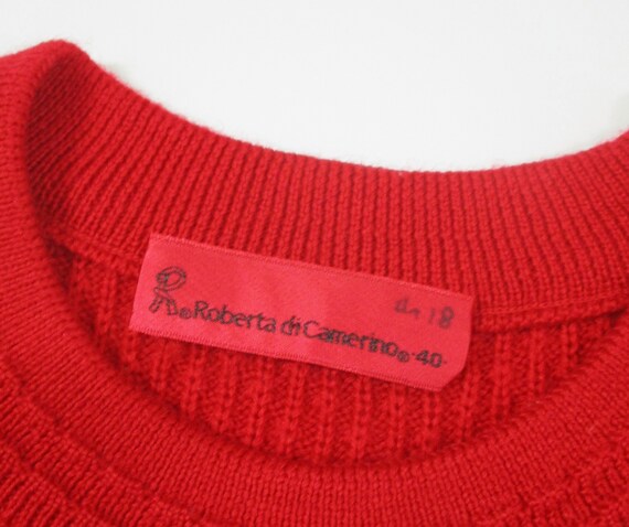 Vintage 90s Roberta Di Camerino Striped R Logo Kn… - image 7