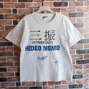 Los Angeles Dodgers Hideo Nomo Got Better T-Shirt Tシャツ Vintage LA Dodgers tornado T-shirt 90s 1995 Hideo Nomo Los