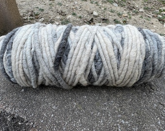 100% Suri Alpaca Yarn - Industrial Gray - 100 Yards | FREE SHIPPING
