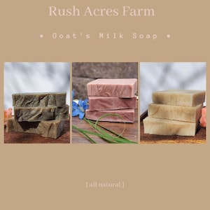 Goat Milk Soap - Essential Oils - Natural Ingredients