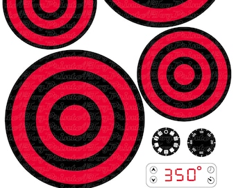 Calcomanías para cocina de juguete: quemadores de cocina eléctricos para horno de juguete / Imprimibles de PrintAToy