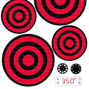 Cuisinière électrique DIGITAL-PrintAToy rouge ardent, brûleurs de cuisinière imprimables, décalcomanies pour cuisine, four miniature dramatique, cuisinière centrale, autocollants DIY