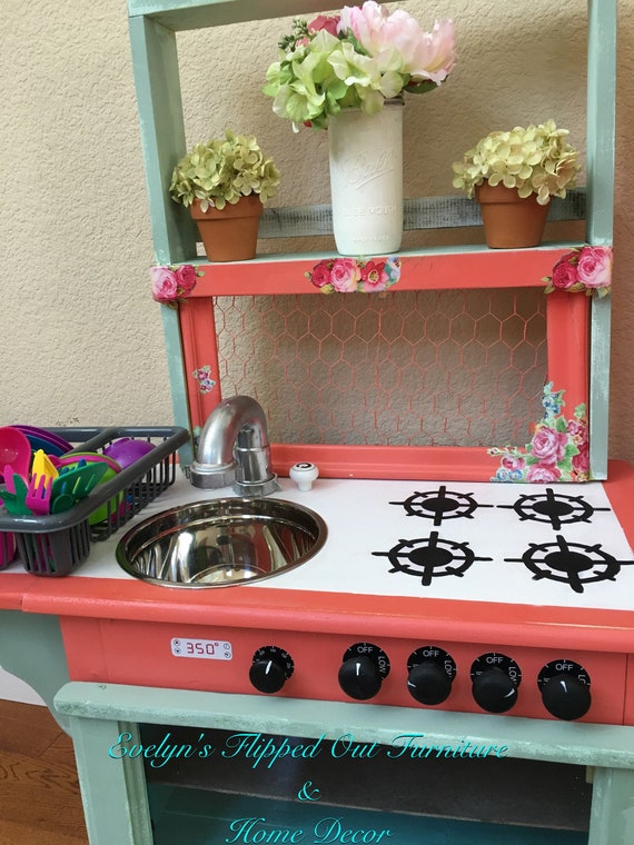 DIGITAL Printatoy Gas Burner Dramatic Play Kitchen Decals. Toy