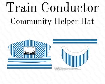 Cappello da capotreno stampabile Accessorio per gioco