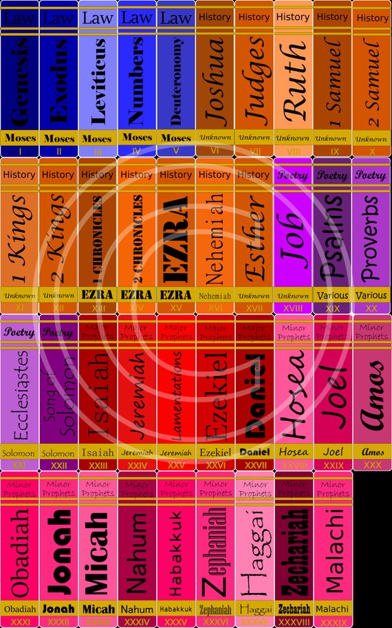 digital download 66 books of the bible book spine printable etsy singapore