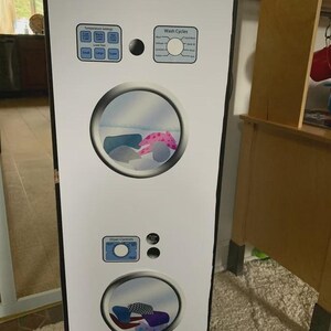 Play Laundry Room Decals | Toy Washing Machine & Dryer Stickers (Digital Download) image 2