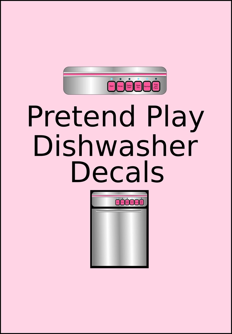 DIGITAL DOWNLOAD Dishwasher Printable Decal Etsy