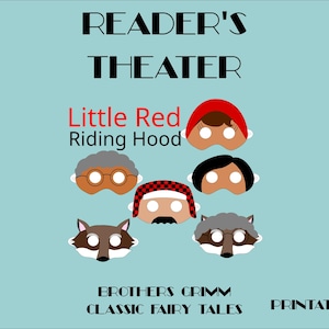 Little Red Riding Hood Reader’s Theater Script with Printable Masks | Fairy Tale Play for Kids | Classroom & Homeschool Drama Activity