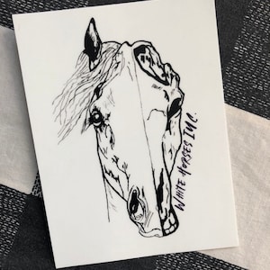 White Horses Inc Logo Stickers