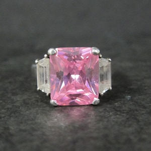 Pink ice ring 90's deals