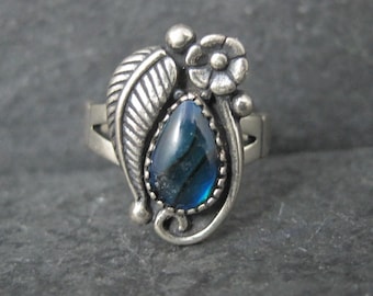 Southwestern Abalone Feather Ring Many Sizes Available NOS