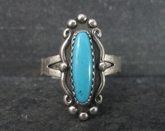 Classic Southwestern Sterling Turquoise Ring