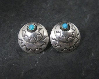 Southwestern Sterling Turquoise Earrings