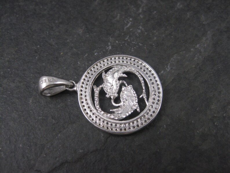 Sterling Zodiac Pisces Pendant