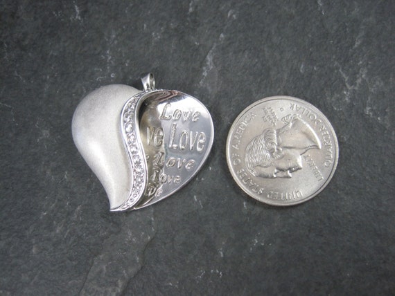 Sterling Silver Love Heart Pendant Ross Simons - image 3