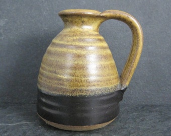 Small Vintage Pottery Pitcher Signed BP