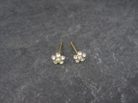 VINTAGE HOLLYWOOD [14K Gold] Mini Flower earrings ピアス $_12.JPG?set_id=880000500F