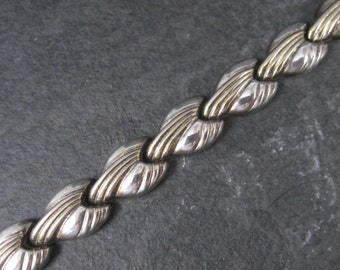 Vintage Italian Sterling Bracelet 7.25 Inches