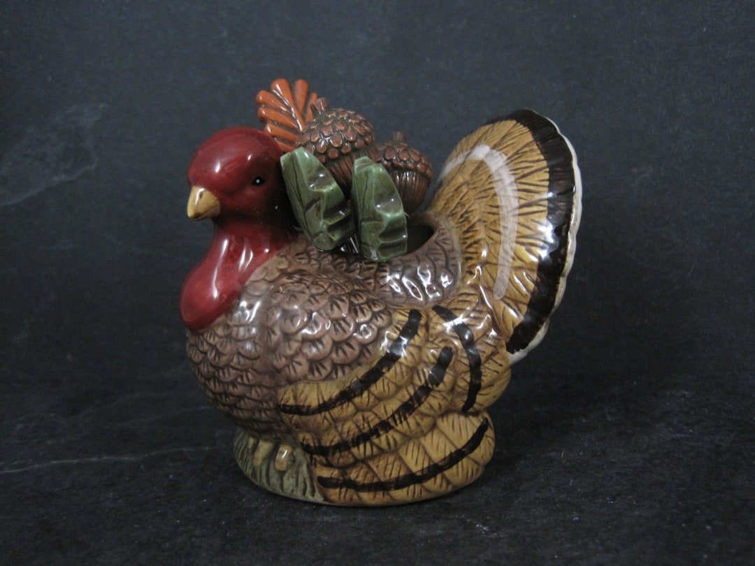 Vintage Grasslands Road Fall Autumn Turkey Hors D'oeuvre Set Etsy