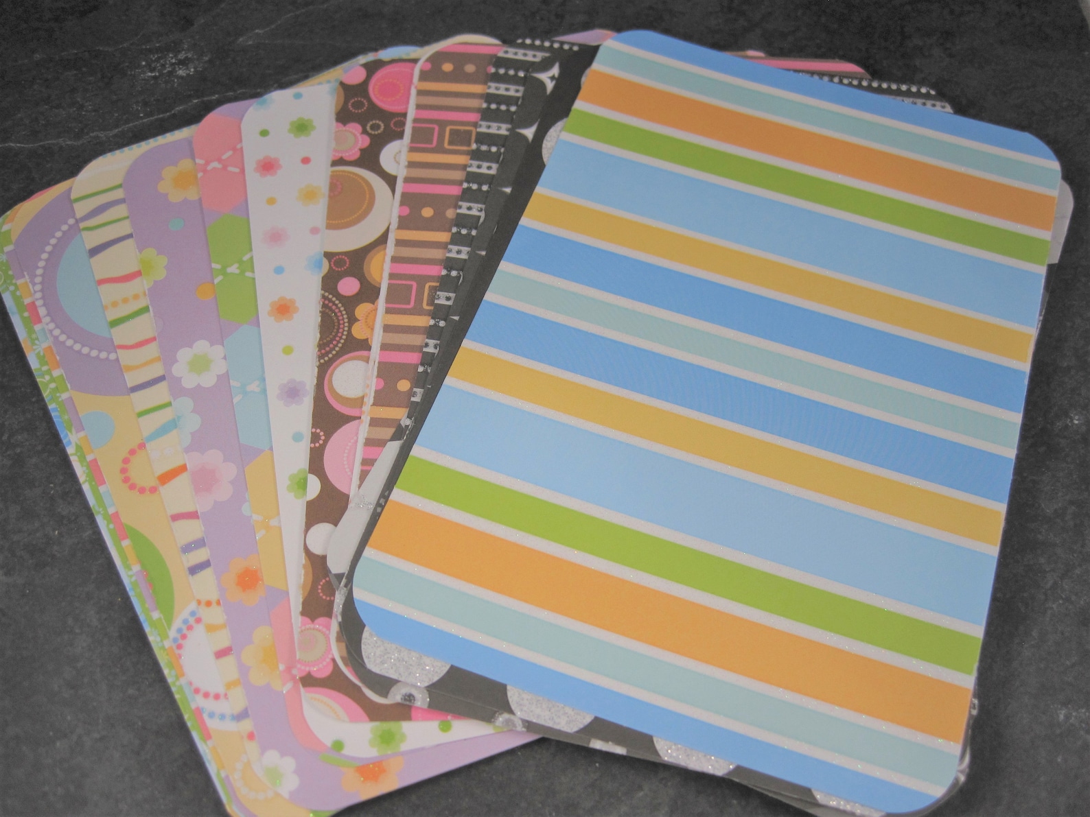 Coordinating Cardstock 4x6 Photo Mats Lot of 17 Etsy