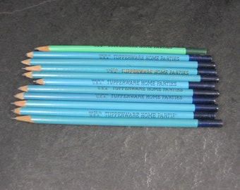 Lot of 11 Tupperware Home Party Pencils 1970s Vintage