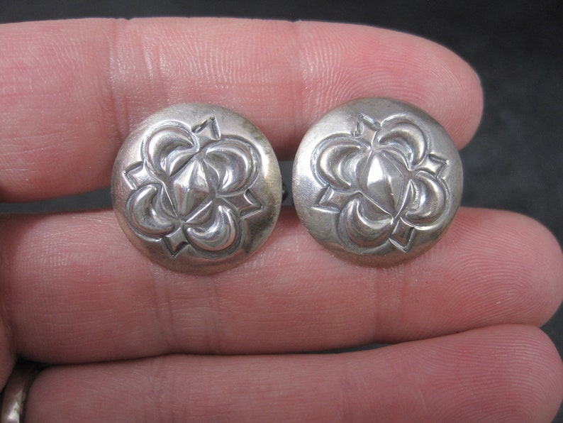 Native American Sterling Cufflinks