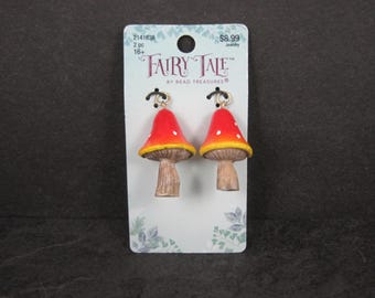 Resin Mushroom Charms by Bead Treasures