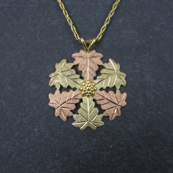 Landstroms Black Hills Gold Pendant Necklace