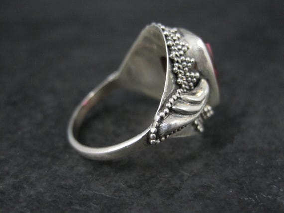 Watermelon Quartz Ring Size 9 - image 4