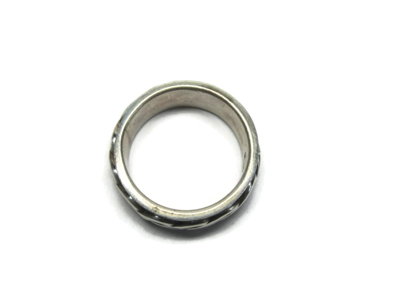 Vintage 90s Spinner Band Ring Sterling Size 7