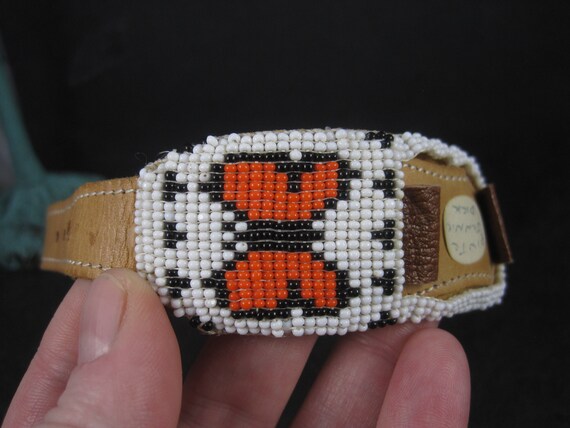 Vintage Butterfly Beaded Watch Band Paiute Jenny … - image 7