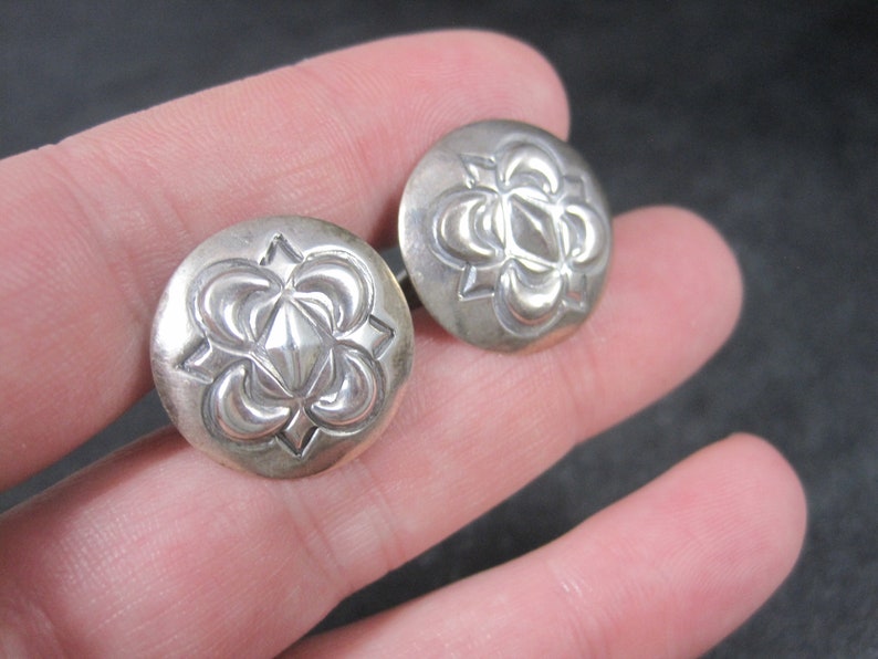 Native American Sterling Cufflinks