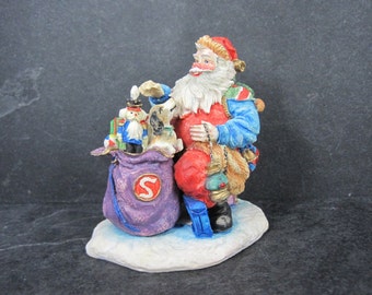 1993 Enesco Resin Santa Figurine