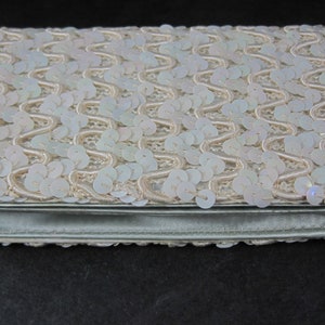 Vintage 50s Satin Sequin Wallet image 3