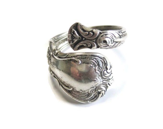 Vintage Sterling Spoon Ring Towle Old Master Size 9 Etsy