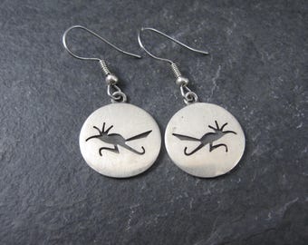 Pendientes Chuck Lindsay Navajo Roadrunner