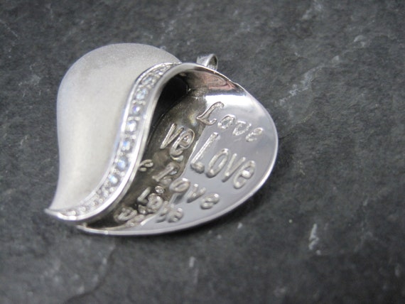 Sterling Silver Love Heart Pendant Ross Simons - image 4