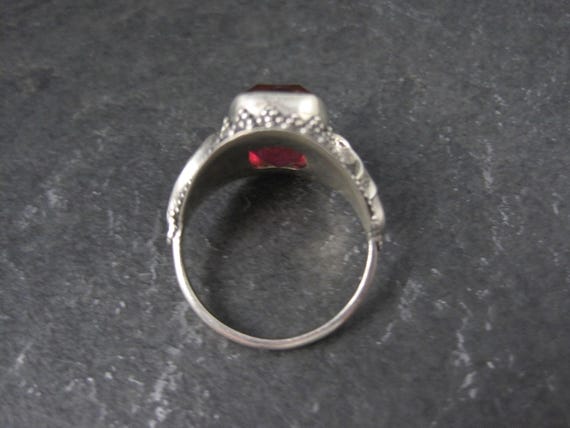 Watermelon Quartz Ring Size 9 - image 5