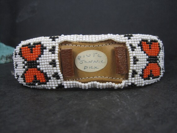 Vintage Butterfly Beaded Watch Band Paiute Jenny … - image 5