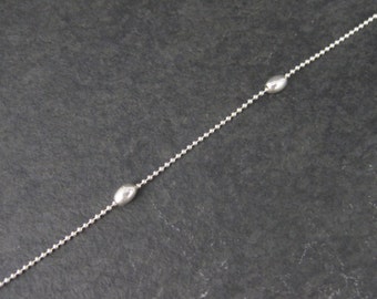 Dainty Italian Ball Chain Bracelet 9 Inches