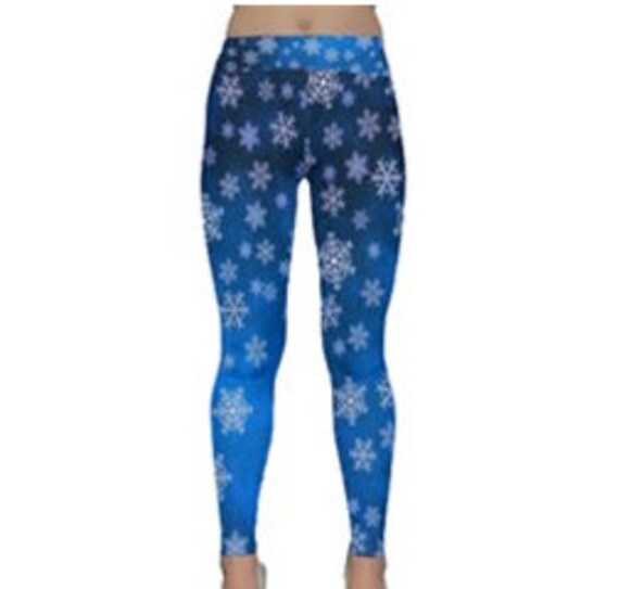 Snowflake Leggings | Etsy Australia