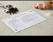 Printable Cookbook for Bee Lover Recipe Template 4x6 Recipe Card Vintage Inspired Family Recipe Card PDF Instant Download Custom Recipe Card