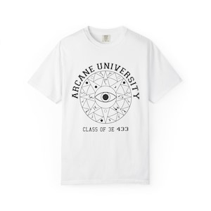 Arcane University T-Shirt - Mages Guild - Elder Scrolls OBLIVION SHIRT - Fantasy RPG Gamer Gifts