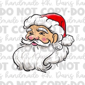 Retro Santa PNG