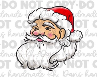 Retro Santa PNG