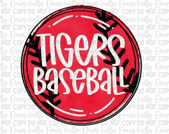 Tiger Baseball PNG